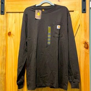 Men’s long sleeve pocket Carhartt shirt large